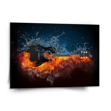 Obraz Ohnivá gitara