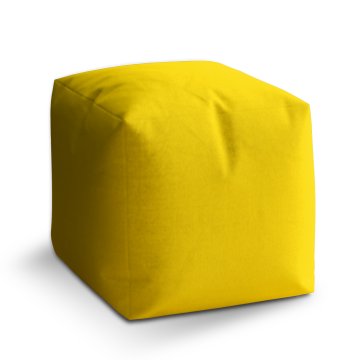 Taburet Žlutá: 40x40x40 cm