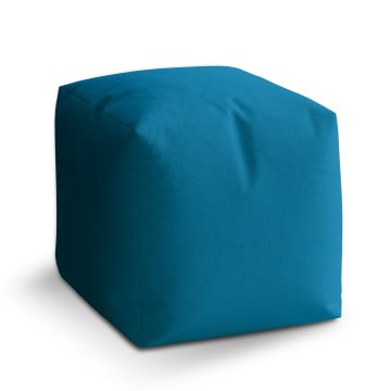 Taburet Safírově modrá: 40x40x40 cm