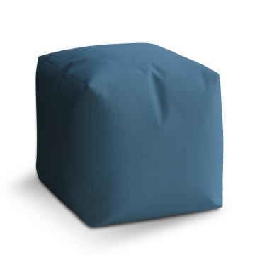 Taburet Indigově modrá: 40x40x40 cm