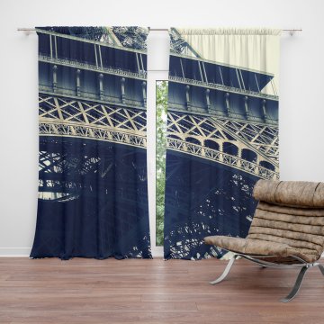 Závěs Eiffel Tower: 2ks 150x250cm