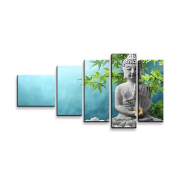 Obraz - 5-dílný Buddha