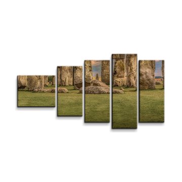 Obraz - 5-dílný Stonehenge