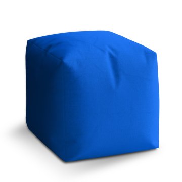 Taburet Královská modrá: 40x40x40 cm