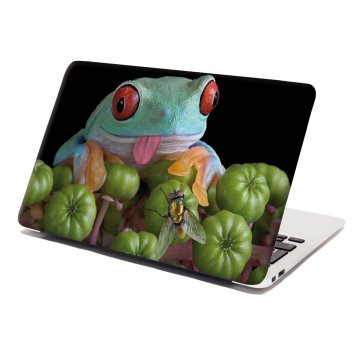 Samolepka na notebook Veselá žaba