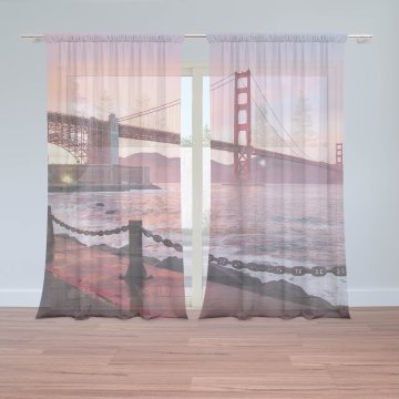 Záclony Golden Gate: 2ks 150x250cm