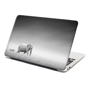 Samolepka na notebook Slon a zebra