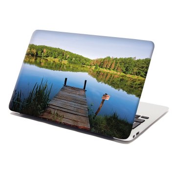Samolepka na notebook Mólo na jezere