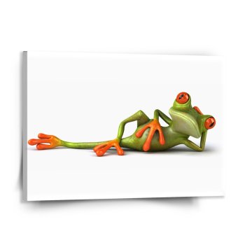 Obraz Ležiaca žaba