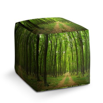 Taburet Cesta v lese: 40x40x40 cm