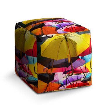Taburet Deštníky: 40x40x40 cm