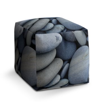 Taburet Černé kameny: 40x40x40 cm