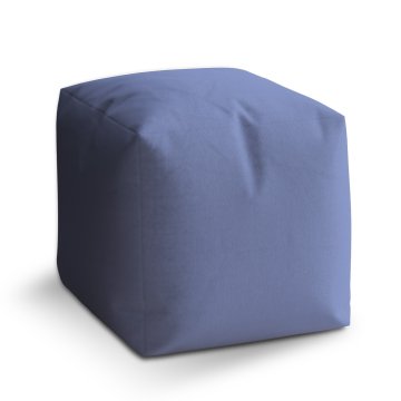 Taburet Fialově modrá: 40x40x40 cm