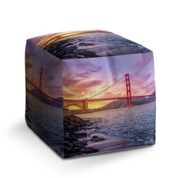 Taburet Golden Gate 5: 40x40x40 cm