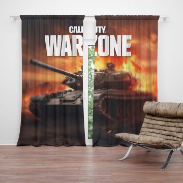 Závěs Call of Duty Warzone - tank: 2ks 140x250cm