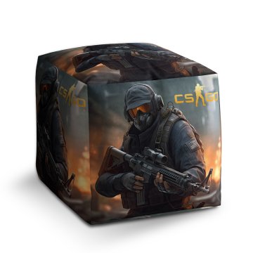 Taburet Cube CS:GO Voják 2: 40x40x40 cm