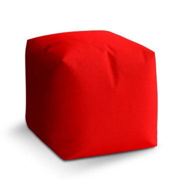 Taburet Červená: 40x40x40 cm