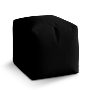 Taburet Černá: 40x40x40 cm