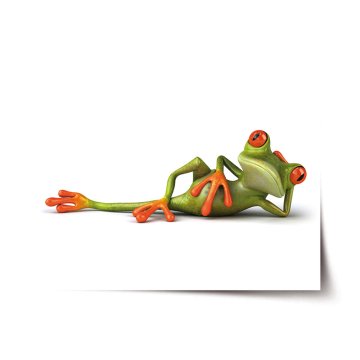 Plakát Ležiaca žaba