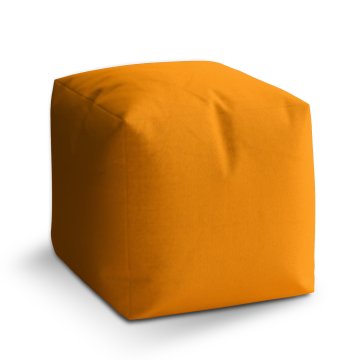Taburet Neonová oranžová: 40x40x40 cm