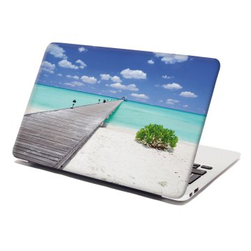 Samolepka na notebook Mólo na pláži