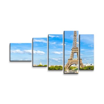 Obraz - 5-dílný Eiffel Tower 5