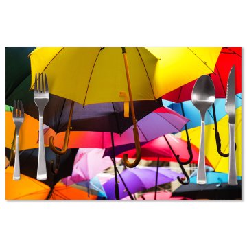 Prostírání Deštníky: 40x30cm