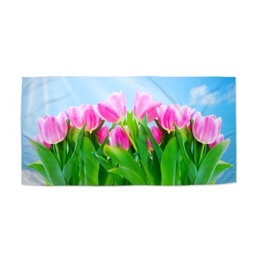 Ručník Ružové tulipány