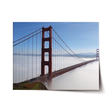 Plakát Golden Gate v hmle