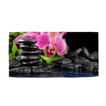 Ručník Orchidea na kameňoch