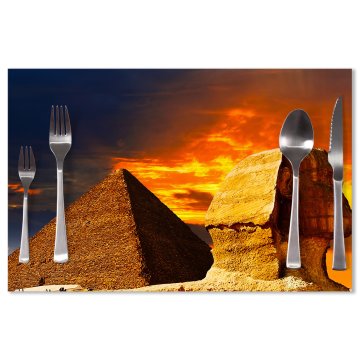 Prostírání Pyramidy: 40x30cm