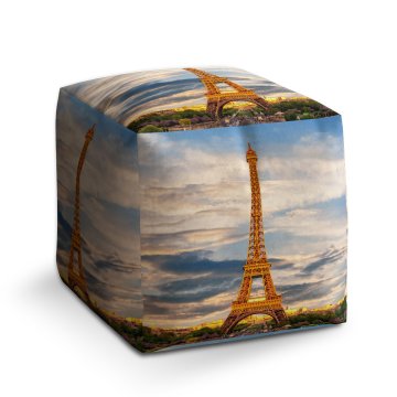Taburet Eiffel Tower 3: 40x40x40 cm