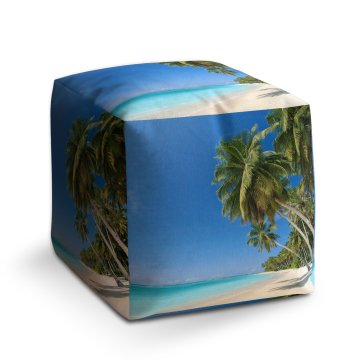 Taburet Palmová pláž: 40x40x40 cm