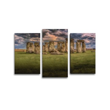 Obraz - 3-dílný Stonehenge