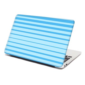 Samolepka na notebook Světle modré pruhy