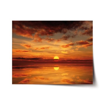 Plakát Oranžové slnko