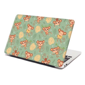 Samolepka na notebook Roztomilé opičky