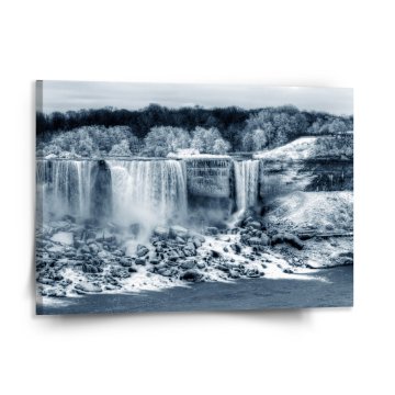 Obraz Čierno-biely vodopád