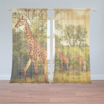 Záclony Žirafy: 2ks 150x250cm