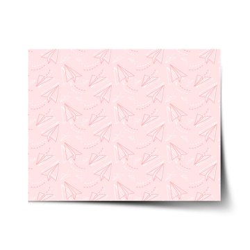 Plakát Růžové papírové vlaštovky