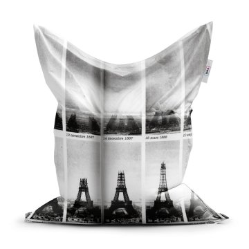 Sedací vak Eiffelová veža stavba