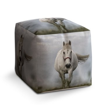 Taburet Bílý kůň 3: 40x40x40 cm