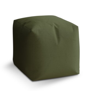 Taburet Vojenská zelená: 40x40x40 cm