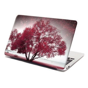 Samolepka na notebook Červený strom